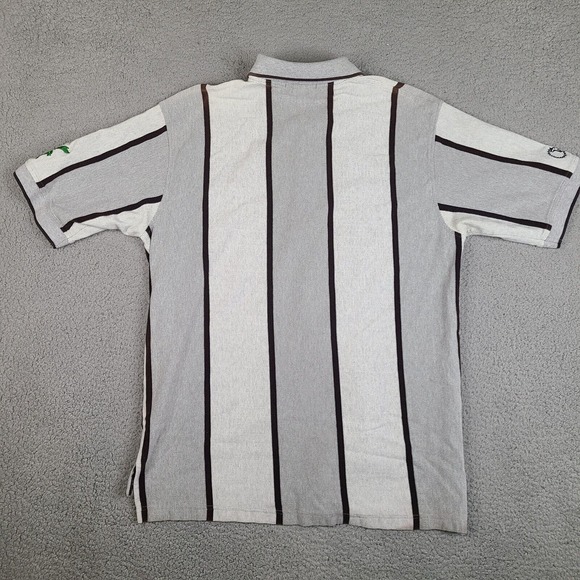 Metro Chiefs Honolulu Polo Shirt Mens XL Gray 2002 Vintage Striped Tri Mountain - Picture 13 of 14